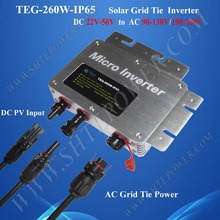 120v 48v grid tie inverter 260w on grid tie solar inverter with IP65 waterproof 2024 - buy cheap