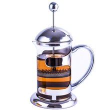Ручная кофеварка для фильтрации кофе 300-1000 мл французский Пресс чайник термостойкий стеклянный кофейник с фильтром 2024 - купить недорого