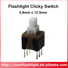 Self Lock 6-Pin Flashlight Switch 5.8mm (L) x 12.5mm (H) (5 pcs) 2024 - buy cheap