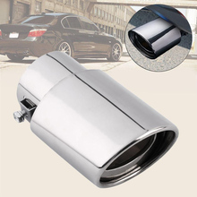 Universal Chrome Stainless Steel Car Rear Round Exhaust Pipe Tail Muffler Tip replacement Car Accessories 2024 - buy cheap