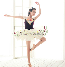 Vestido de ballet fada e dança bailarina, profissional, tutu romântico, balé clássico, tutu, frete grátis 2024 - compre barato