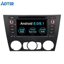 Aotsr-radio con GPS para coche, reproductor multimedia con Android 8,0, ocho núcleos, 2 din, DVD, grabadora, para BMW E90, E91, E92, E93, Serie 3 2024 - compra barato