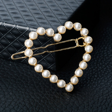 1PCS Heart Imitation Pearls Hairpins Headwear hair clips for Women Girls Fashion Hair clip Pins Barrette Styling New Arrival 2024 - buy cheap