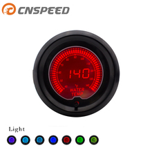 CNSPEED "52 мм EVO 7 цветов LCD 40-140 градусов Цельсия измеритель температуры воды с sensorYC100111 2024 - купить недорого