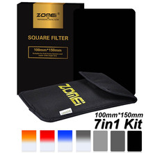 Zomei-filtro cuadrado 7 en 1, Kit de 4 filtros de colores, 100mm x 150mm, ND2, ND4, ND8, 100mm x 150mm, 100x150mm, para soporte de Z-PRO Cokin 2024 - compra barato