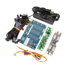Kit de herramientas de prueba para ordenador portátil, probador de panel LED, compatible con interfaz LVDS de 7-84 pulgadas, 14/línea de pantalla + Placa de alta presión + adaptador 2024 - compra barato