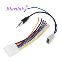 Biurlink Harness Cabo Estéreo Rádio Do Carro, Antena Adaptador Para Nissan 2024 - compre barato