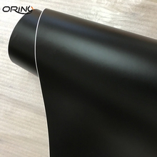 ORINO Satin Matte Metallic Black Foil Vinyl Car Wrap Film Vehicle Body Sticker Decal Matte Chrome Vinyl Wrapping Bubble Free 2024 - buy cheap