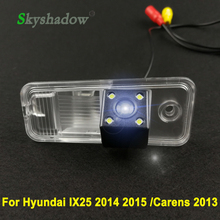 Car CCD 4 LEDS Night Vision Backup Reverse Rear View Reversing Camera Waterproof For Hyundai IX25 2014 2015 Carens 2013 2024 - buy cheap