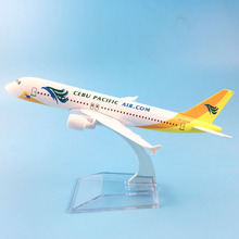 Avión aéreo A320 de 16CM modelo de aleación de METAL del Pacífico CEBU, Avión de juguete modelo de avión, colección de regalos para cumpleaños 2024 - compra barato