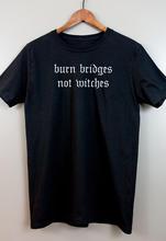 Skuggnas/Новое поступление, футболка с короткими рукавами и надписью «burne Bridges Not Witches Goth», мягкая футболка в стиле гранж, пастельные, Tumblr, эстетические готические футболки 2024 - купить недорого