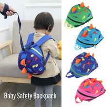 Cute Dinosaur Baby Safety Harness Backpack Toddler Anti-lost Bag Children extremely durable sturdy and comfortable Schoolbag 2024 - buy cheap