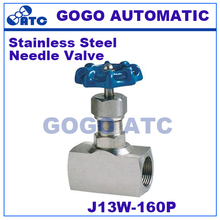 Adjustable needle valve J13W-160P DN6 DN10 DN15 DN20 DN25 stainless steel female thread high temperature J13W 160P needle valve 2024 - buy cheap