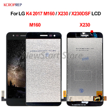 With Frame For LG K4 2017 M160 X230 X230DSF LCD Display Touch Screen Digitizer Assembly 5.0" For LG M160 X230 lcd 100% Tested 2024 - buy cheap