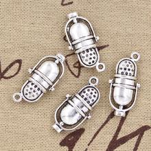 6pcs Charms Retro Microphone Mike 26x13mm Antique Making Pendant fit,Vintage Tibetan Bronze Silver color,DIY Handmade Jewelry 2024 - buy cheap