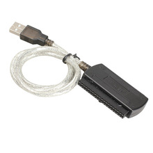 Новый USB 2,0 для IDE SATA 5,25 S-ATA 2,5/3,5 дюйма Кабель-адаптер для жесткого диска для ПК ноутбука 2024 - купить недорого