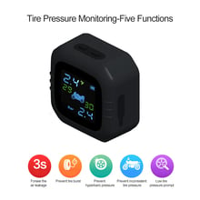 Waterproof Cordless TPMS Motorcycle Tire Pressure Monitoring System 2 External Sensor Moto Accessories 2024 - buy cheap