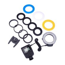 48 Macro LED Ring Flash RF550D for Nikon Canon DSLR Camera 2024 - купить недорого