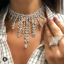 jankelly luxury 2pcs Bridal Zirconia Jewelry Sets For Women Party, Luxury Dubai Nigeria CZ Crystal Wedding Jewelry Sets 2024 - buy cheap