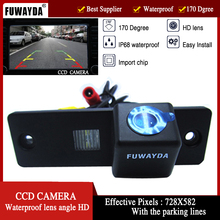 FUWAYDA светодиодный ночного видения 170 ''широкоугольный Водонепроницаемый CCD Автомобильная камера заднего вида для Toyota 4Runner Land Cruiser Prado 2024 - купить недорого