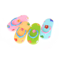 2 Pairs 1/12 Mini Resin Flip Flop Dollhouse Miniature Accessories Simulation Furniture Slipper Model Toys For Doll House Decor 2024 - buy cheap