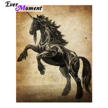 Ever Moment Diamond Painting Horse Full Square Drill Handmade Picture Rhinestone Diamond Embroidery Cross Stitch Decor ASF1573 2024 - buy cheap