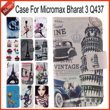 AiLiShi estuche para Micromax Bharat 3 Q437 lujosa Funda de cuero abatible Q437 Micromax exclusivo 100% especial teléfono cubierta piel + seguimiento 2024 - compra barato