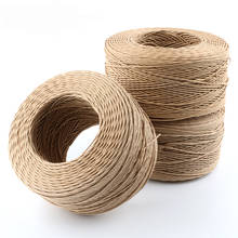 200M/lot 1mm Kraft Paper Cord DIY Handmade Accessory Hemp Jute Rope For Weddings Crafting Gift Wrapping 2024 - buy cheap