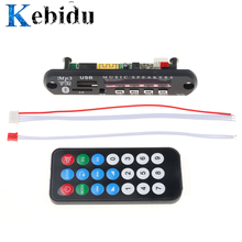 kebidu USB TF Radio FM AUX Wireless Bluetooth MP3 Player Decoder Board Module 5V 12V 24V WMA MP3 Audio 3.5mm For Car for iPhone 2024 - buy cheap