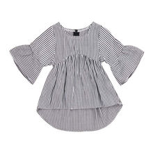Newborn Baby Girls Tops Striped Shirt Blouse Autumn Clothes Cotton 0-24M 2024 - buy cheap