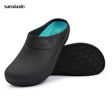 Sanxiaxin sapatos médicos de cozinha, antiderrapante, resistente a óleo, enfermeira, cirúrgico, laboratório, sapatos de trabalho, acessórios de enfermagem hospitalares 2024 - compre barato