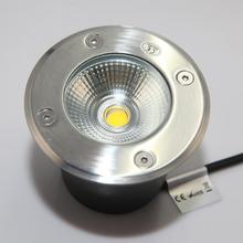 Lámpara de punto de luz subterránea LED COB regulable, 15W, IP67, impermeable, para exteriores, bajo el suelo, jardín, AC85-265V/cc 12V 2024 - compra barato