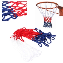 Red White Blue Basketball Net Universal 5mm Red White Blue Basketball Net Nylon Hoop Goal Rim Mesh Hotselling 2024 - buy cheap