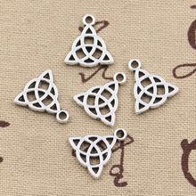 30pcs Charms Amulet 16x14mm Handmade Craft Pendant Making fit,Vintage Tibetan Bronze Silver color,DIY For Bracelet Necklace 2024 - buy cheap