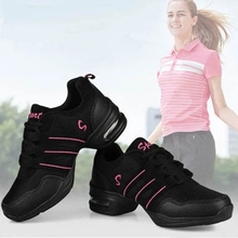 Movefun sapatos de dança com sola macia, sapatos esportivos femininos de dança, tênis de jazz, sapatos de dança femininos, 2018 2024 - compre barato