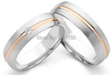 luxury custom tailor made beautiful  titanium wedding bands anniversary  rings sets for lovers 2024 - buy cheap