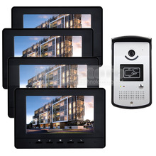 DIYSECUR 7 inch Video Door Phone Doorbell Home Security Intercom System RFID LED Night Vision RFID Camera 1 v 4 2024 - buy cheap