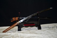 Japanese Samurai Sword KATANA Full Tang 1095 High Carbon Steel Oil Quenched Sharp Blade- High quality tsuba can cut bamboo tree 2024 - buy cheap