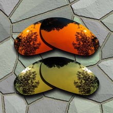 Lentes de repuesto polarizadas para gafas de sol, lentes de sol de color rojo, naranja y amarillo, dorado, para Oak Monster Dog 2024 - compra barato