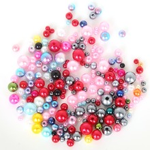 DIY Imitation Garment Beads Pearl ABS Round Beads For Necklace Bracelet DIY Fashion Jewelry Making 350pcs/lot Mix Size 4-10mm 2024 - buy cheap