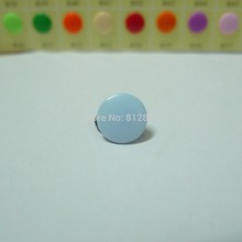 200 Sets #B20 PASTEL BLUE T5 Glossy Round KAM Snap Buttons 60 Colors Available in Stock 2024 - buy cheap