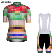 SPTGRVO Lairschdan 2019 pink women bike jersey set bicycle clothes suit summer team short sleeve cycling clothing kit mtb outfit 2024 - buy cheap