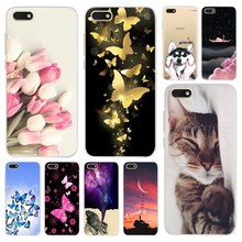 Para Coque Huawei Y5 Lite 2018 Caso TPU Silicone Macio de Volta Caso Capa Para O Huawei Y5 Prime 2018 DRA-LX5 Y 5 Y5Lite 2018 5.45 "Caso 2024 - compre barato