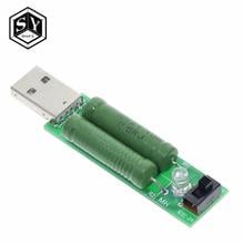 Miniresistencia de carga de descarga con puerto USB, medidor de voltaje de corriente Digital, probador 2A/1A con interruptor 1A, Led verde/2A, Led rojo, 1 ud. 2024 - compra barato