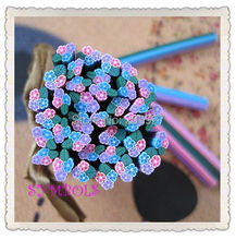 5pcs C-18 5mm Cute Flower Cane Fancy Nail Art Polymer Clay Cane Nail Art Decoration 2024 - buy cheap