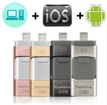 USB 3.0 Flash Drive For iPhone X/8/7/7 Plus/6/6s/5/SE/ipad OTG Pen Drive HD Memory Stick 16GB 32GB 64GB 128GB 256GB Pendrive usb 2024 - buy cheap