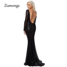 Robe Longue Femme 2018 Women Black Sequin Sweetheart Jurken Long Maxi Dress Party Evening Elegant Sexy Dress Vestido Negro 2024 - buy cheap