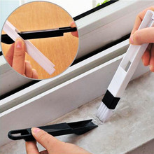 2 в 1 многофункциональная окна паз щеточка для чистки уголок домашняя клавиатура дома Кухня складной инструмент для чистки щетки 2024 - купить недорого