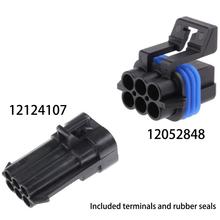 5-20Sets Metri-Pack 150 Female Male GT Delphi 6 Pin Waterproof Automotive Connector Auto plug 12052848 12124107 2024 - buy cheap