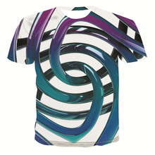 Мужская футболка с 3d принтом, летняя футболка с коротким рукавом в стиле Харадзюку, модная уличная одежда, 2019 2024 - купить недорого